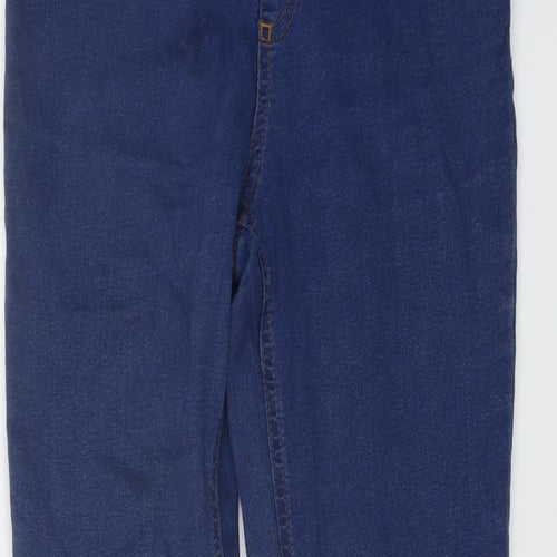 Marks and Spencer Womens Blue Cotton Jegging Jeans Size 10 L26 in Regular