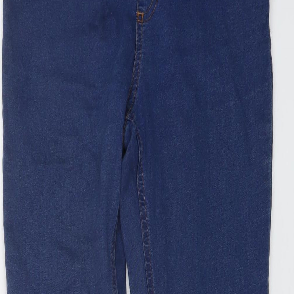 Marks and Spencer Womens Blue Cotton Jegging Jeans Size 10 L26 in Regular