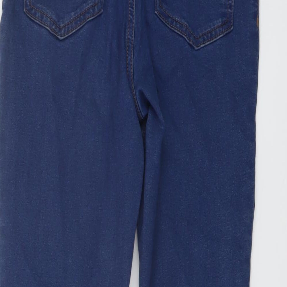 Marks and Spencer Womens Blue Cotton Jegging Jeans Size 10 L26 in Regular