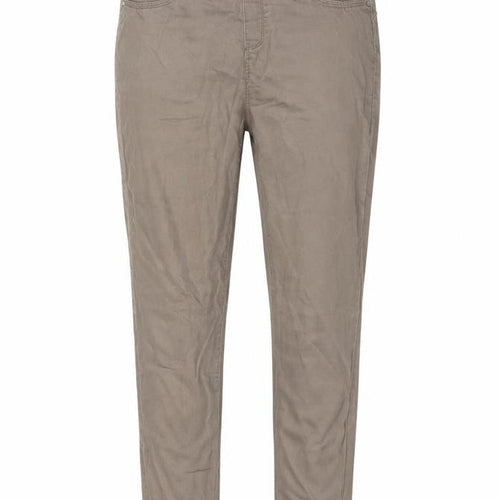 Denim & Co. Womens Beige Cotton Jegging Jeans Size 10 L28 in Regular