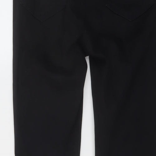 Topshop Womens Black Cotton Skinny Jeans Size 28 in L26 in Regular Button