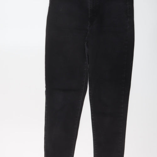 Levi's Womens Black Cotton Skinny Jeans Size 28 in L32 in Regular Button