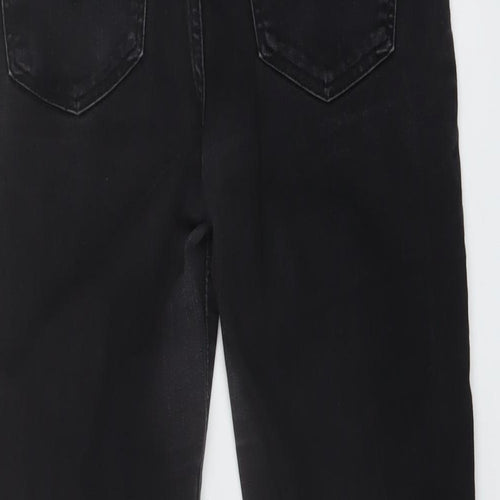 Levi's Womens Black Cotton Skinny Jeans Size 28 in L32 in Regular Button