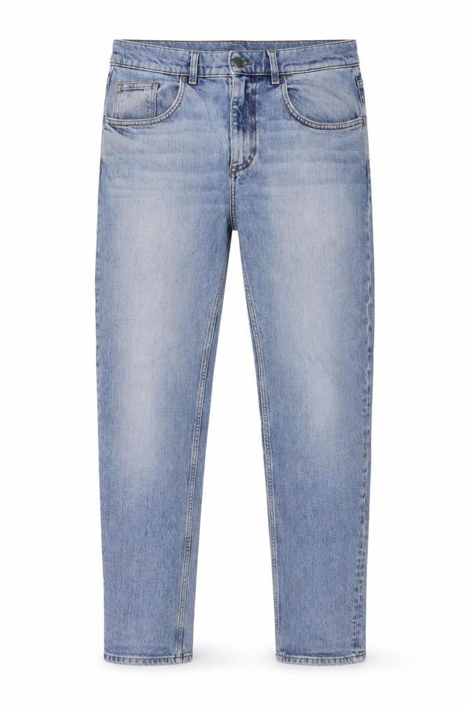 COS Mens Blue Cotton Straight Jeans Size 32 in L30 in Regular Button