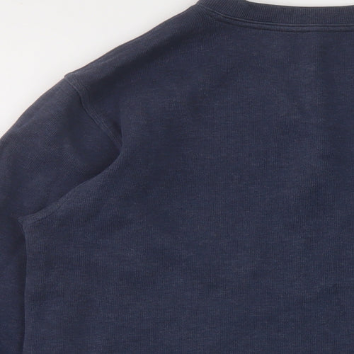 Gap Mens Blue Polyester Pullover Sweatshirt Size M