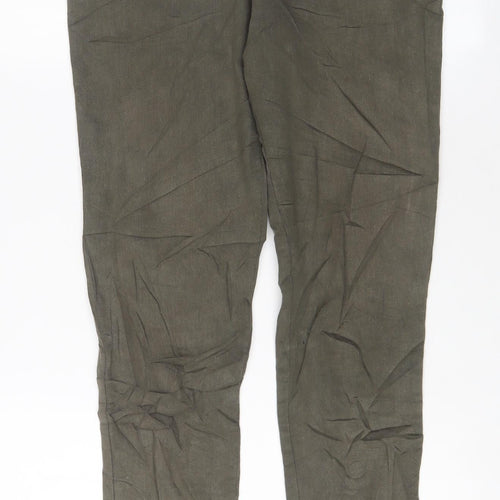 Marks and Spencer Womens Green Cotton Jegging Jeans Size 8 L30 in Regular