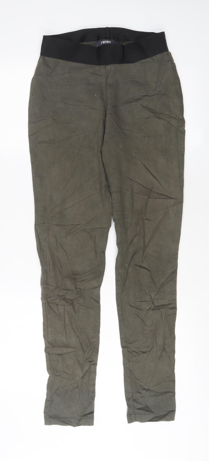 Marks and Spencer Womens Green Cotton Jegging Jeans Size 8 L30 in Regular