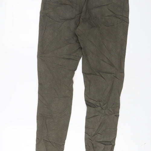Marks and Spencer Womens Green Cotton Jegging Jeans Size 8 L30 in Regular