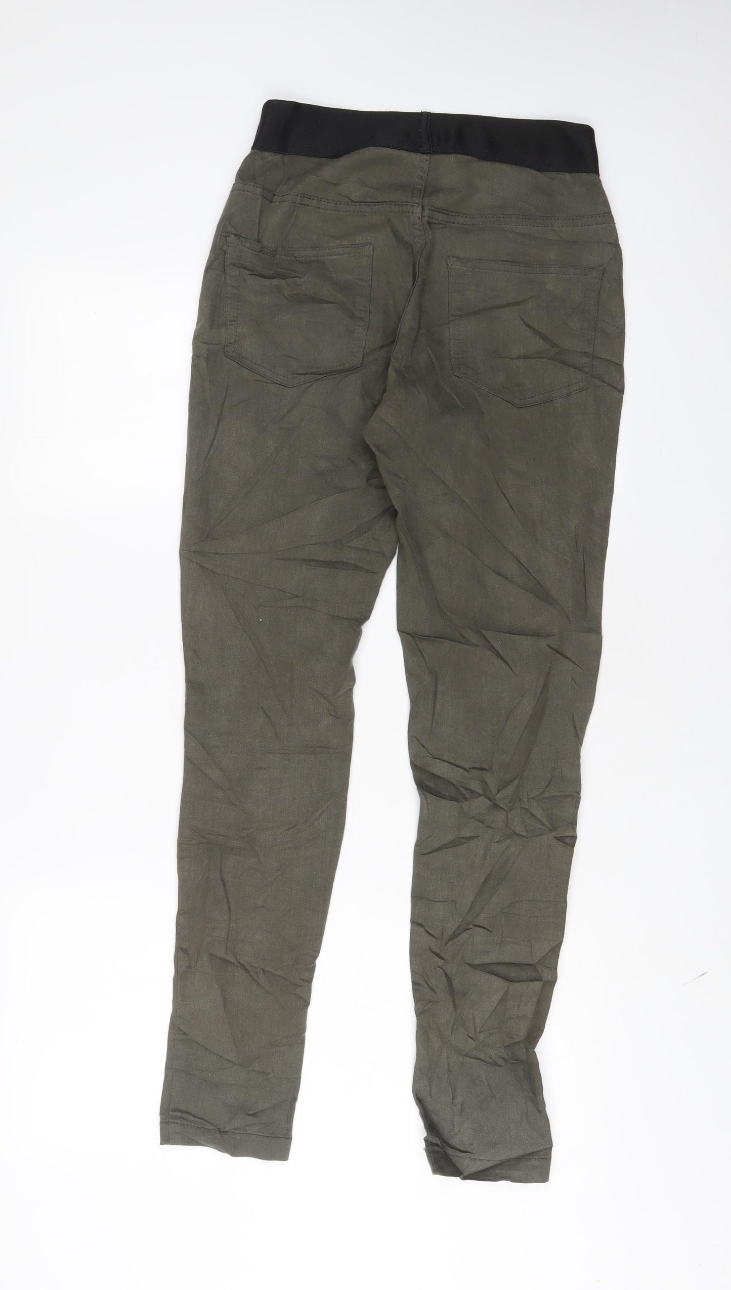 Marks and Spencer Womens Green Cotton Jegging Jeans Size 8 L30 in Regular