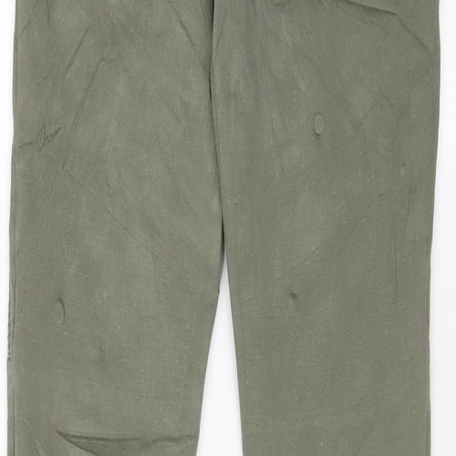 Threadbare Womens Green Cotton Skinny Jeans Size 10 L28 in Regular Zip - Ankle Zips