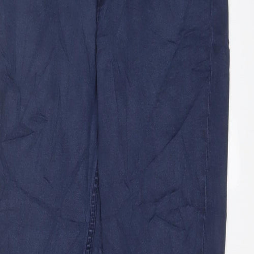 F&F Womens Blue Cotton Skinny Jeans Size 10 L29 in Regular Zip
