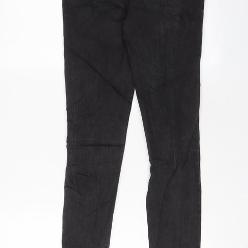 Denim & Co. Womens Black Cotton Skinny Jeans Size 10 L29 in Regular Zip