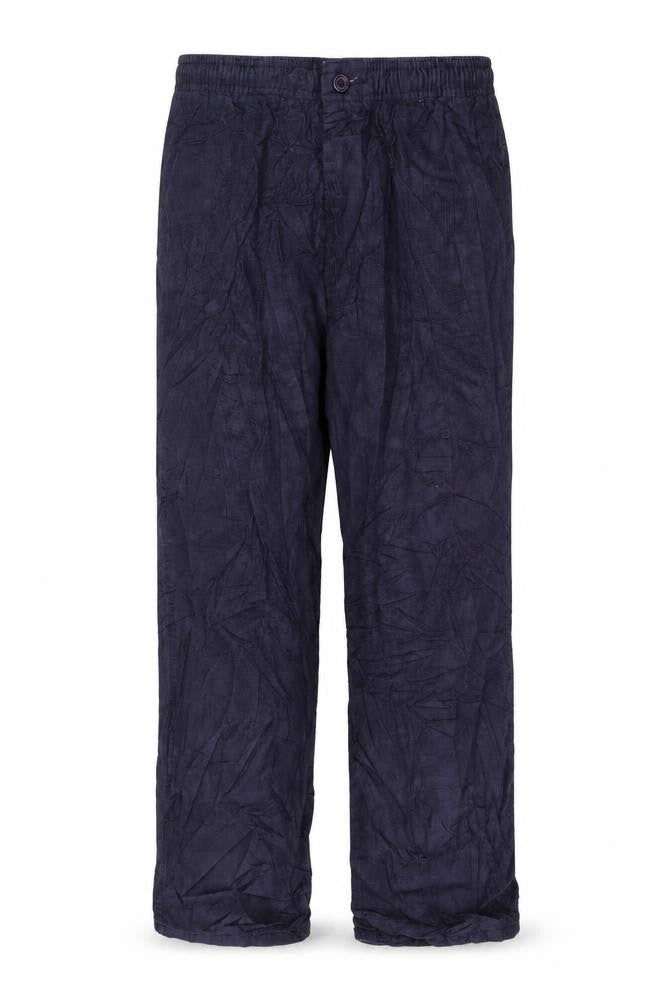 Chums Mens Blue Cotton Trousers Size 32 in L29 in Regular Zip