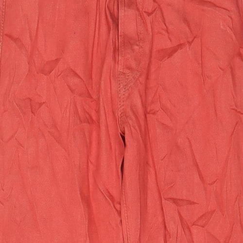 Levi's Mens Red Cotton Straight Jeans Size 32 in L32 in Regular Zip