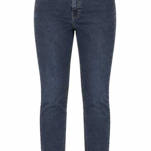 Topshop Womens Blue Cotton Skinny Jeans Size 28 in L30 in Regular Zip