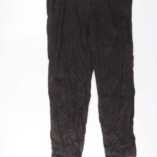 Gap Womens Brown Cotton Trousers Size 8 L27 in Regular Zip