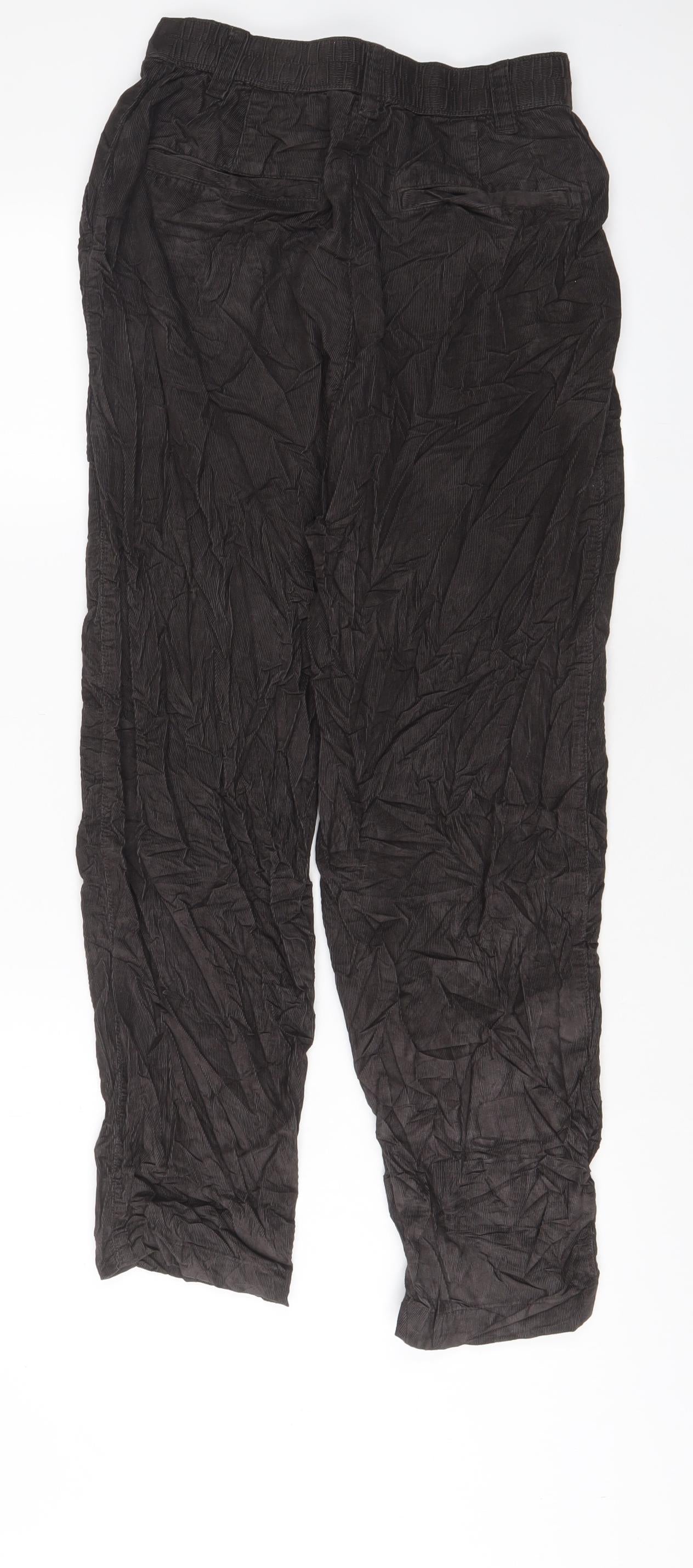 Gap Womens Brown Cotton Trousers Size 8 L27 in Regular Zip