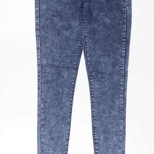 George Womens Blue Cotton Jegging Jeans Size 8 L30 in Regular