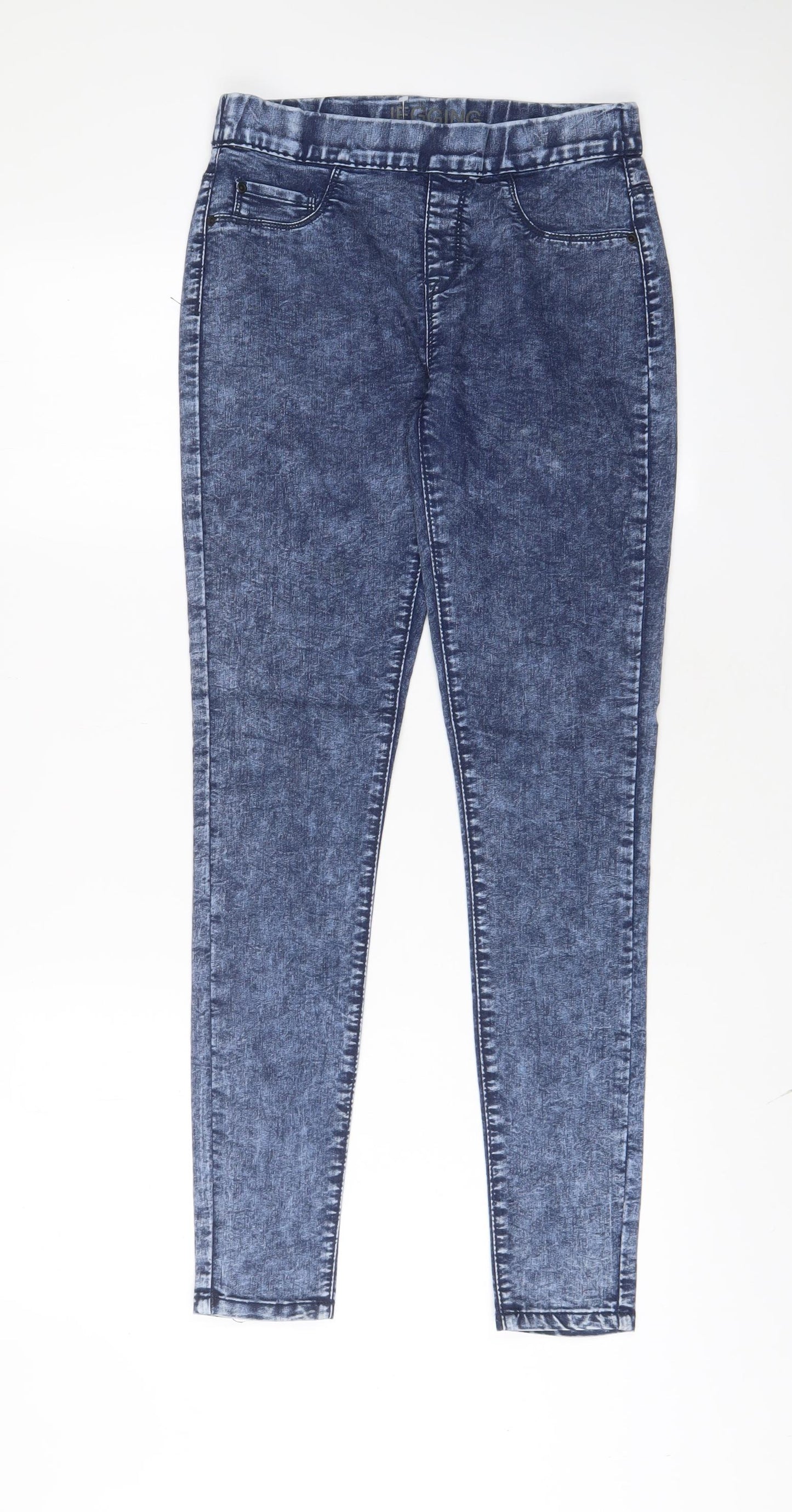 George Womens Blue Cotton Jegging Jeans Size 8 L30 in Regular