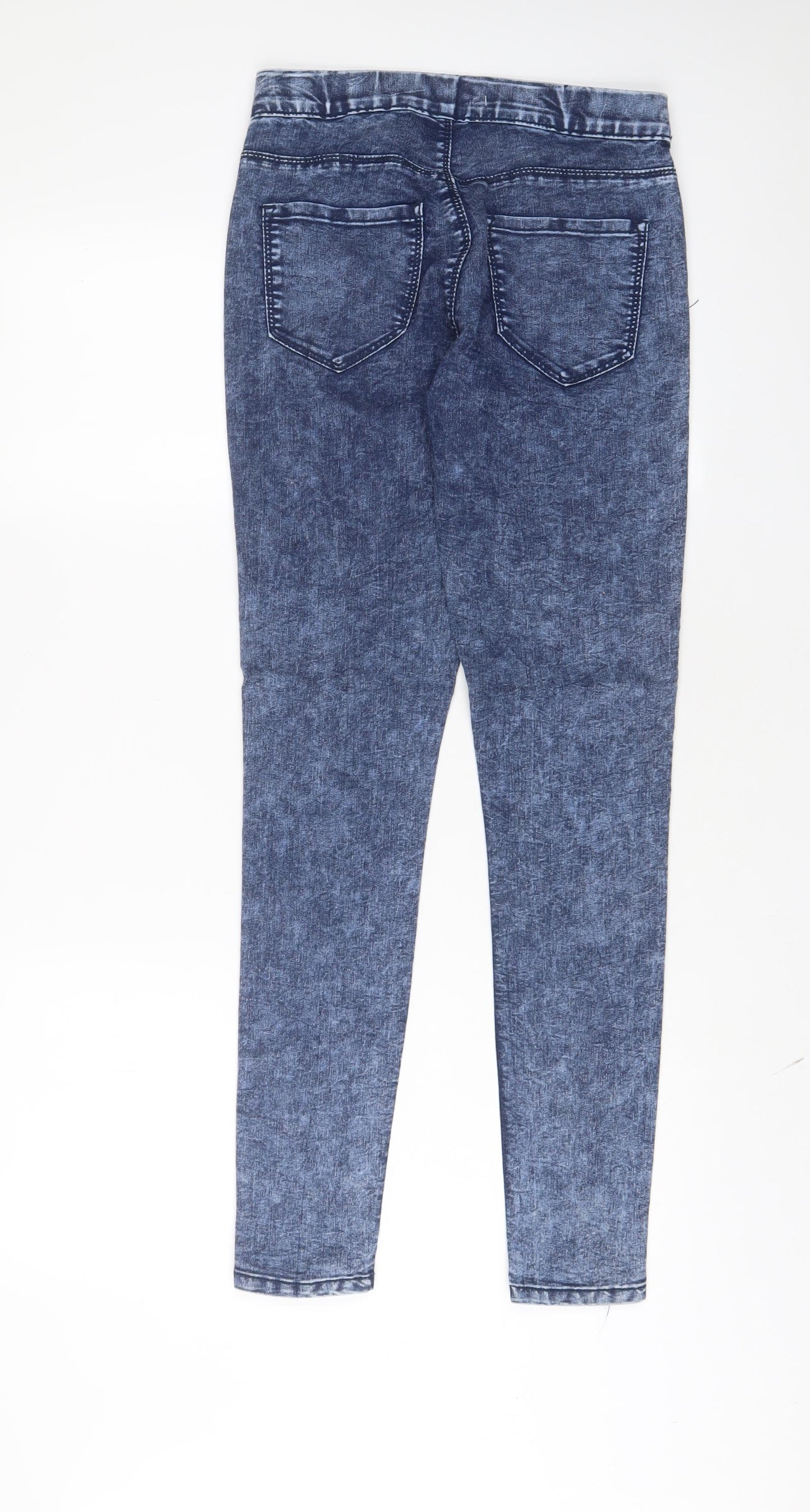 George Womens Blue Cotton Jegging Jeans Size 8 L30 in Regular