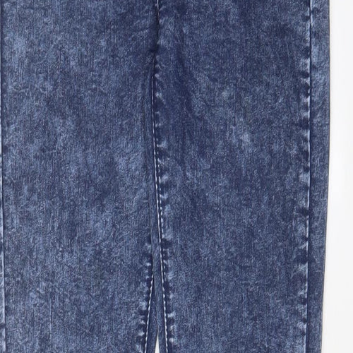 George Womens Blue Cotton Jegging Jeans Size 8 L30 in Regular