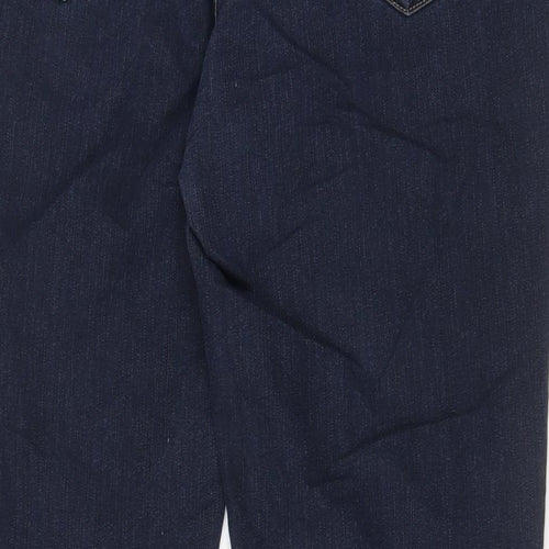 Rohan Womens Blue Cotton Bootcut Jeans Size 14 L28 in Regular Zip