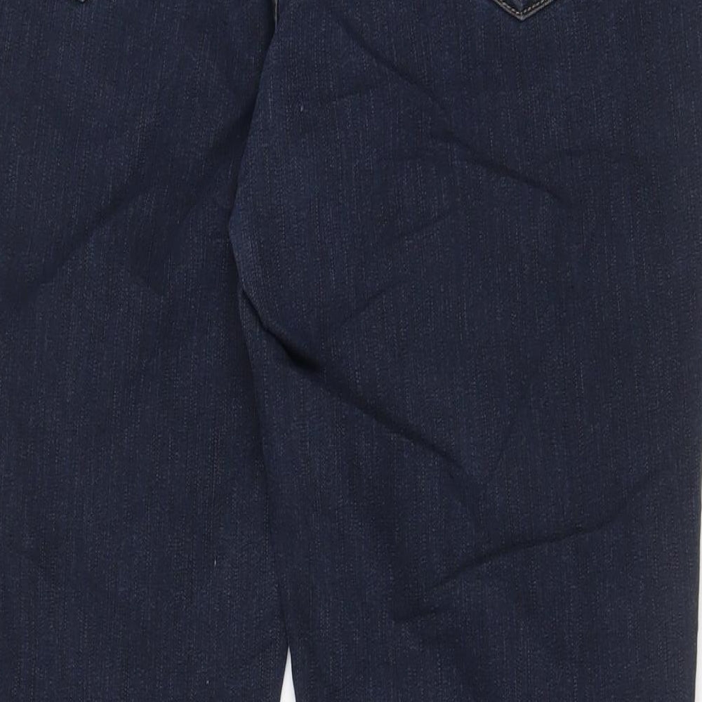 Rohan Womens Blue Cotton Bootcut Jeans Size 14 L28 in Regular Zip