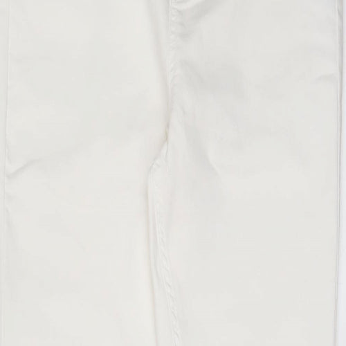 New Look Womens White Cotton Jegging Jeans Size 14 L30 in Regular