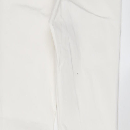 New Look Womens White Cotton Jegging Jeans Size 14 L30 in Regular