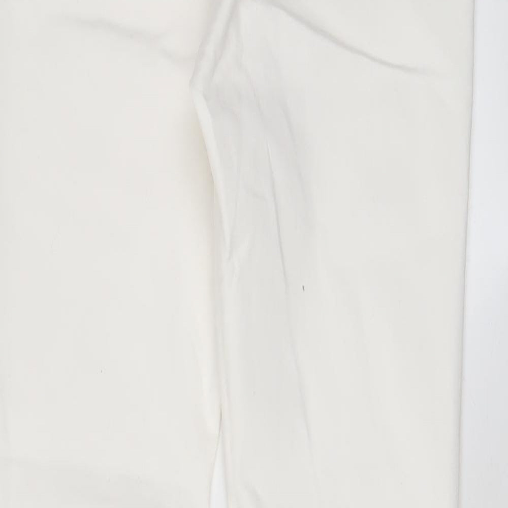 New Look Womens White Cotton Jegging Jeans Size 14 L30 in Regular