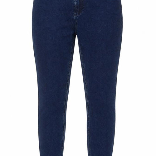 Select Womens Blue Cotton Skinny Jeans Size 12 L29 in Regular Zip