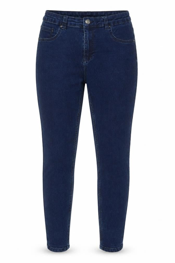 Select Womens Blue Cotton Skinny Jeans Size 12 L29 in Regular Zip