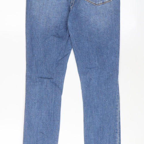 Abercrombie & Fitch Womens Blue Cotton Skinny Jeans Size 27 in L26 in Regular Zip
