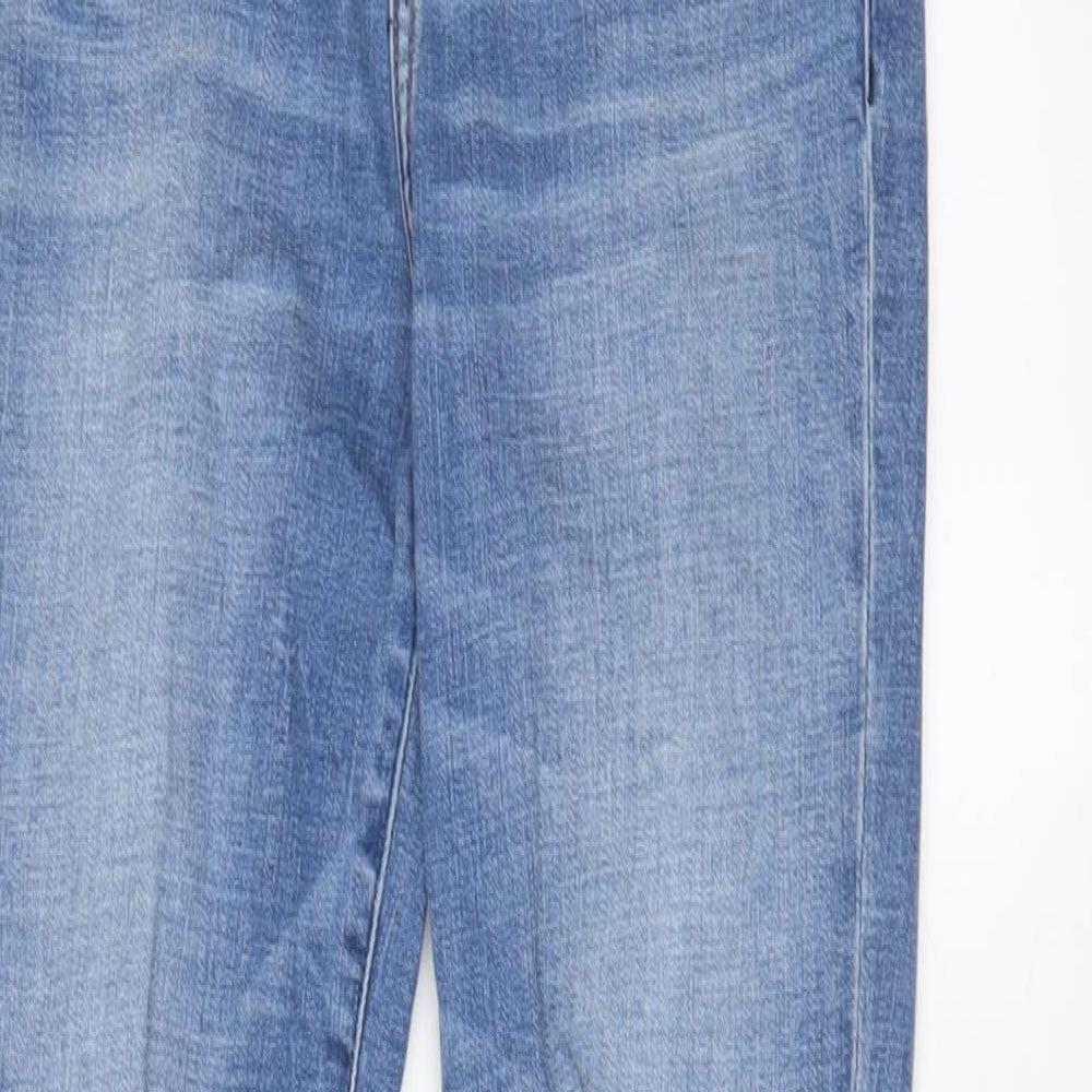 Abercrombie & Fitch Womens Blue Cotton Skinny Jeans Size 27 in L26 in Regular Zip