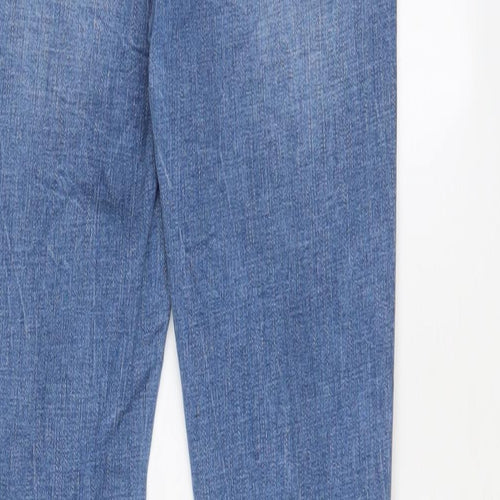 Abercrombie & Fitch Womens Blue Cotton Skinny Jeans Size 27 in L26 in Regular Zip