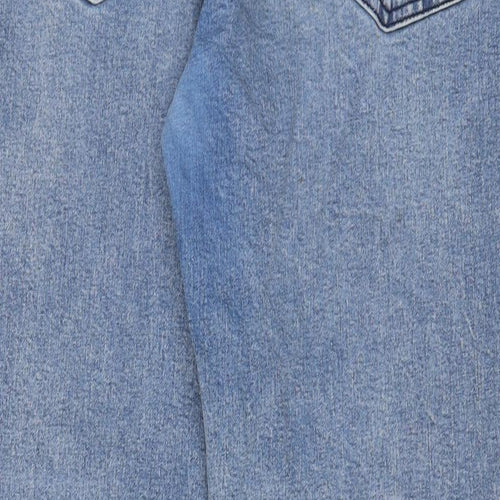 Bonobos Mens Blue Cotton Straight Jeans Size 34 in L30 in Regular Zip