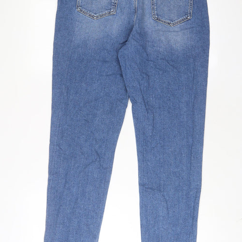 ASOS Womens Blue Cotton Skinny Jeans Size 30 L32 in Regular Zip