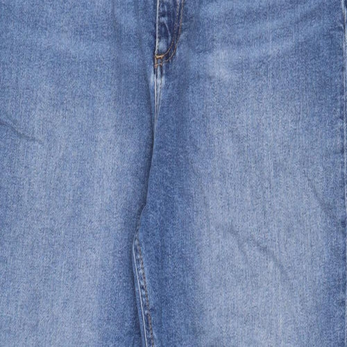 ASOS Womens Blue Cotton Skinny Jeans Size 30 L32 in Regular Zip