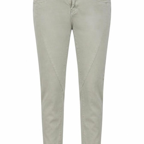 Analucy Womens Green Cotton Skinny Jeans Size 10 L26 in Regular Zip