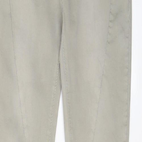 Analucy Womens Green Cotton Skinny Jeans Size 10 L26 in Regular Zip