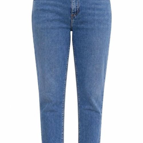 ASOS Womens Blue Cotton Capri Jeans Size 30 in L29 in Regular Zip