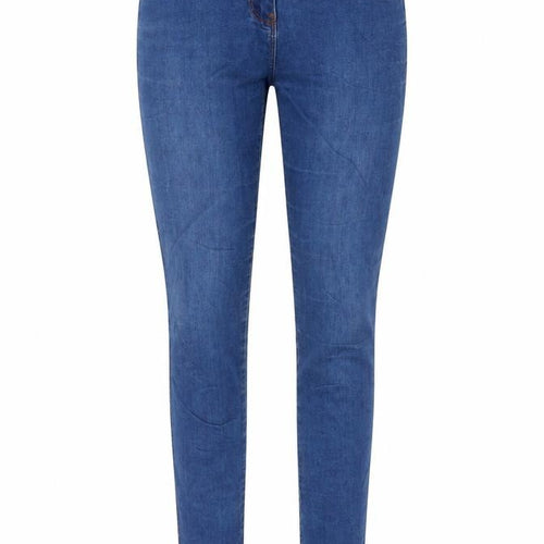 Crafted Womens Blue Cotton Skinny Jeans Size 10 L32 in Regular Zip