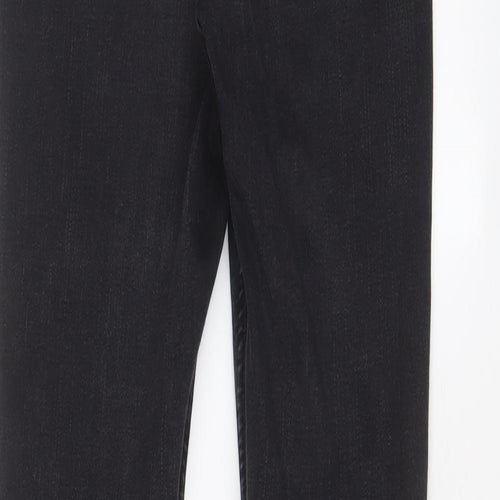 Denim & Co. Womens Grey Cotton Skinny Jeans Size 10 L28 in Regular Zip