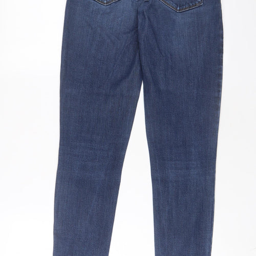 Levi's Womens Blue Cotton Skinny Jeans Size 26 in L30 in Regular Zip