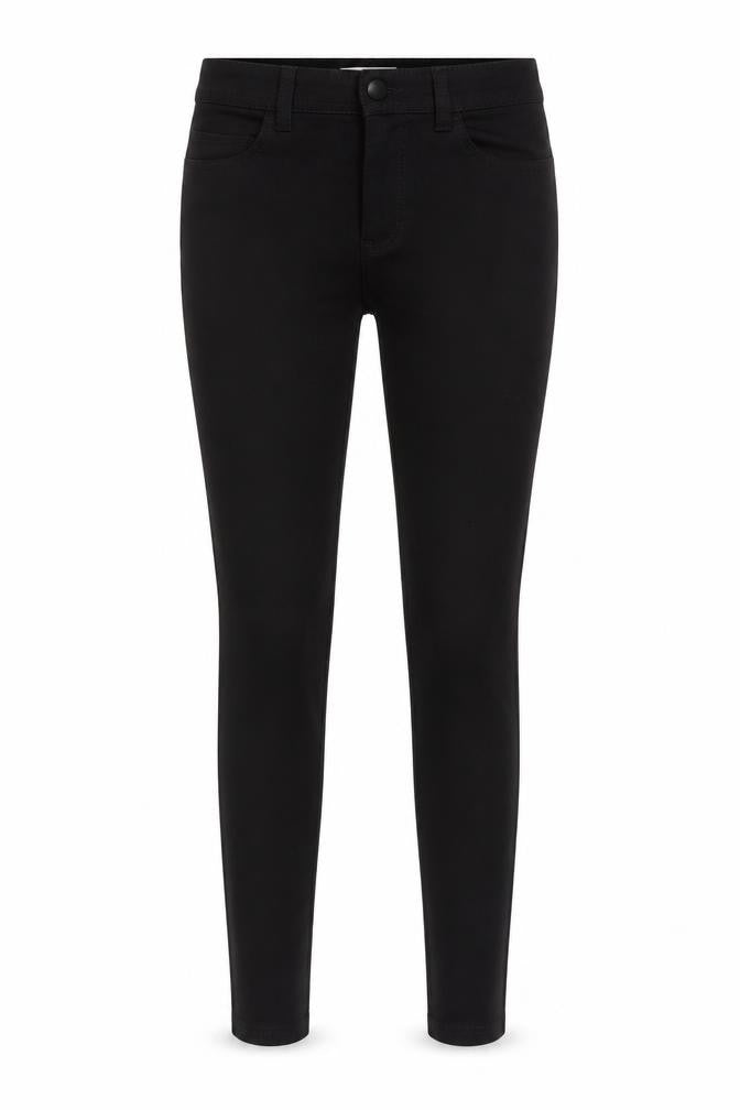 TU Womens Black Cotton Skinny Jeans Size 8 L26 in Regular Zip