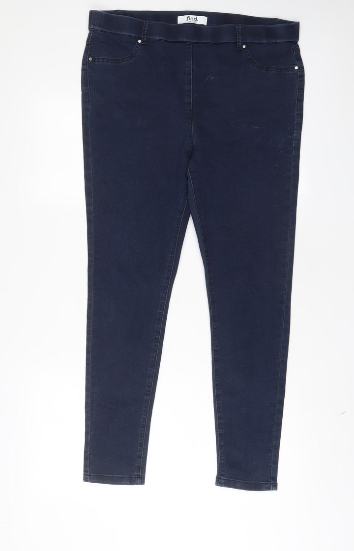 find. Womens Blue Cotton Jegging Jeans Size 36 in L32 in Regular