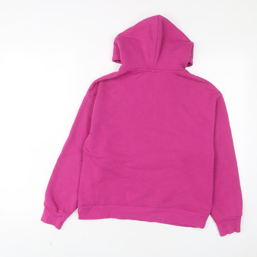 Zara Girls Purple Cotton Pullover Hoodie Size 11-12 Years Pullover