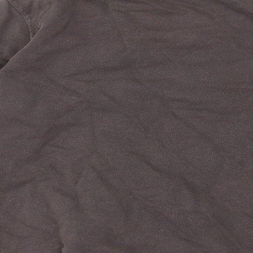 Zara Womens Brown Cotton Pullover Sweatshirt Size L Pullover - Spalding