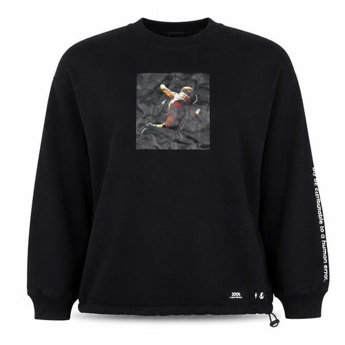 Zara Womens Black Cotton Pullover Sweatshirt Size S Pullover - 2001: a space odyssey