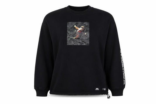 Zara Womens Black Cotton Pullover Sweatshirt Size S Pullover - 2001: a space odyssey